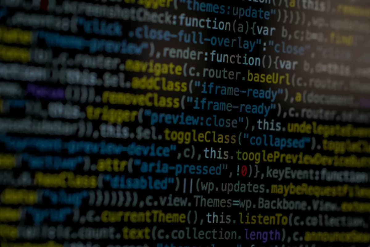 Programmcode als Symbolbild für technische Schulden